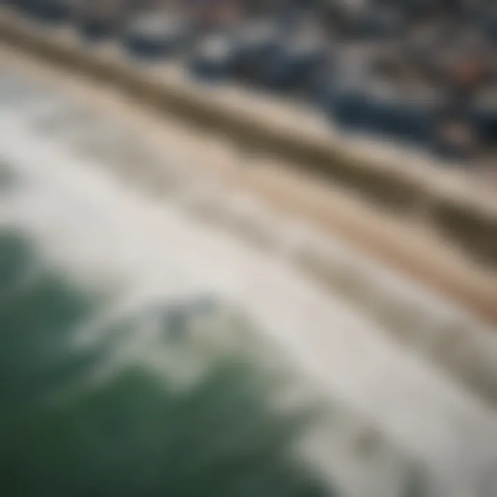 Surfline at Jax Beach aerial view