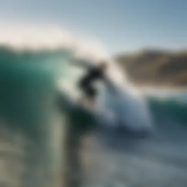 Surfboarder Catching the Perfect Wave