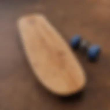 Intricate Fusion of Form and Function Artistic Longboard Deck Design Detail