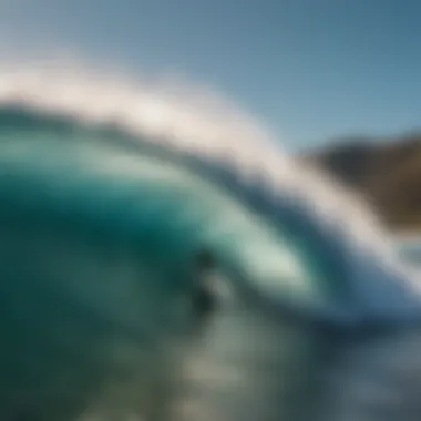 Barrel Wave Breaking at Wiema Bay