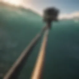 GoPro extension pole showcasing its lightweight design