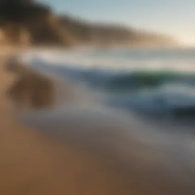 Surfers enjoying the beach in Santa Cruz