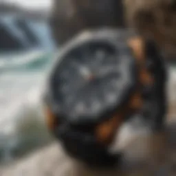 A rugged watch designed for extreme water sports.