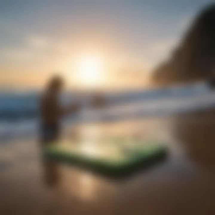 40-Inch Boogie Board in Vivid Ocean Setting