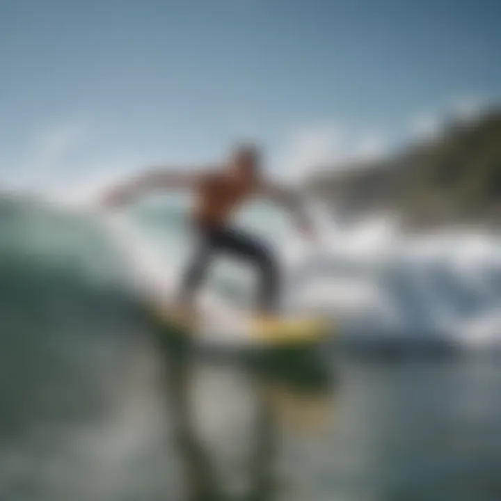 Boogie fins in various surf conditions