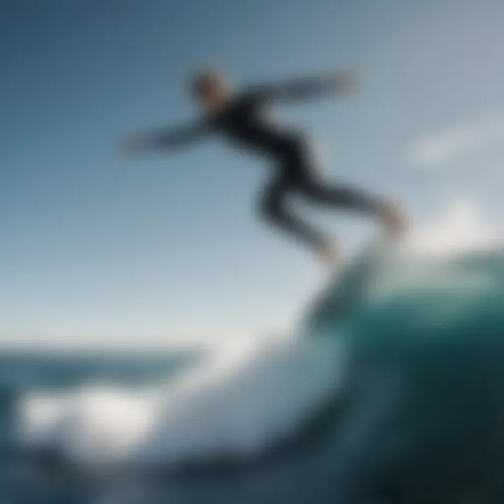 An athlete executing a perfect dive off a platform