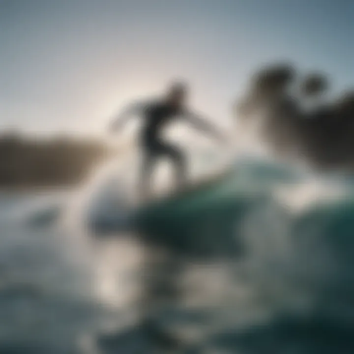 A hydro surfboard in action on water illustrating its impact on surfing