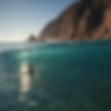 Crystal-clear waters surrounding Isla Todos Santos