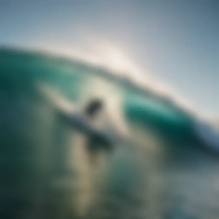 Surfer performing a perfect cutback maneuver in Destin