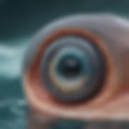 Illustration depicting the intricate inner ear structure of a dolphin