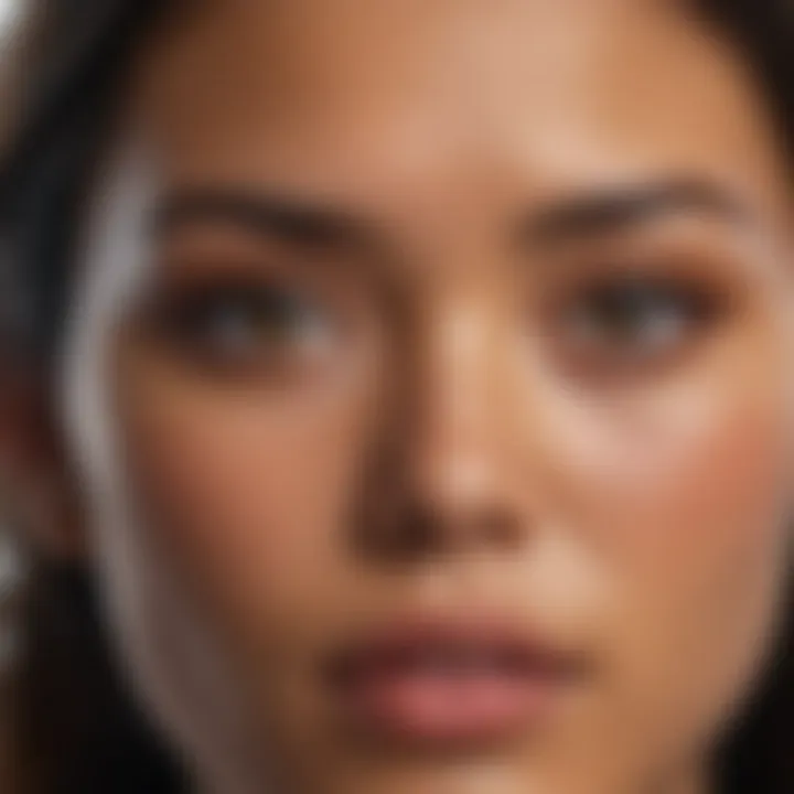 Close-up of a Filipina's captivating gaze, reflecting depth and allure