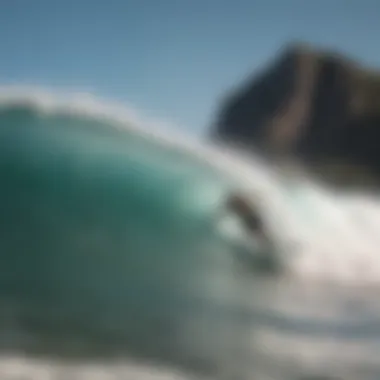 Surf competition at Zicatela Beach