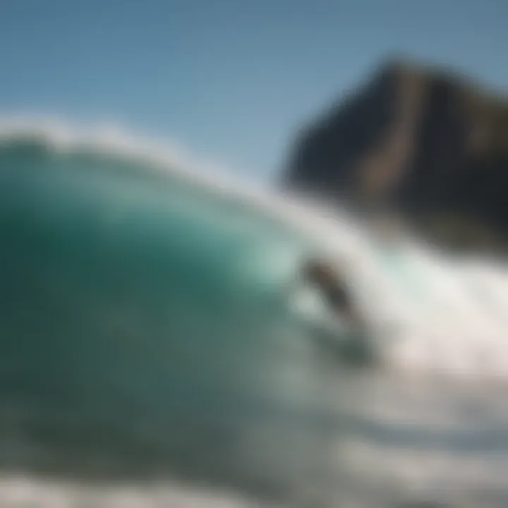 Surf competition at Zicatela Beach