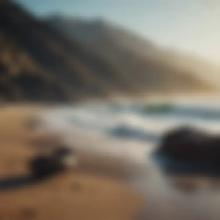 Malibu's scenic landscape with mountains and ocean