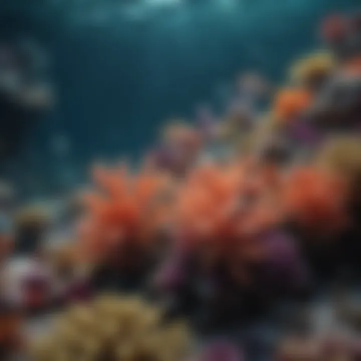 Underwater Coral Reef teeming with colorful marine life