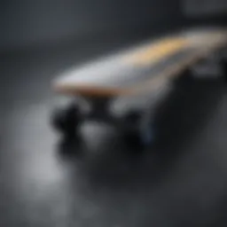 Skateboard deck featuring innovative carbon fiber material