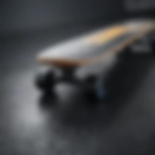 Skateboard deck featuring innovative carbon fiber material