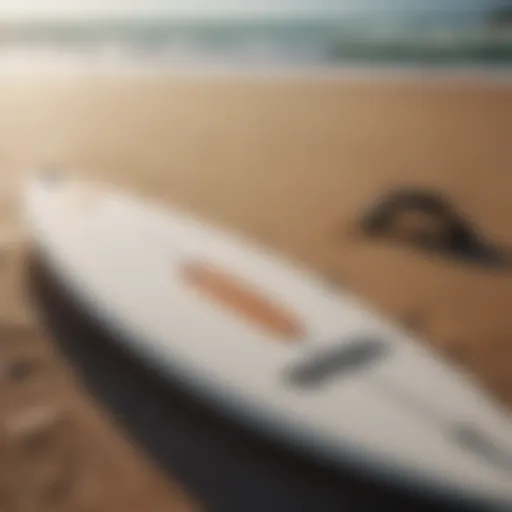 A sleek Arris surfboard showcasing innovative design