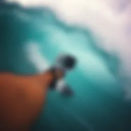 Dynamic surf moment captured with a GoPro
