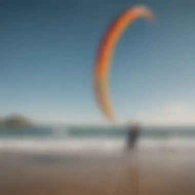 A kite enthusiast demonstrating advanced kite flying techniques