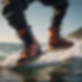 Dynamic performance kiteboard boots