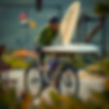 Exploring the Intersection of Surfboards and Cycling: The Surfboard Carrier Bike Summary