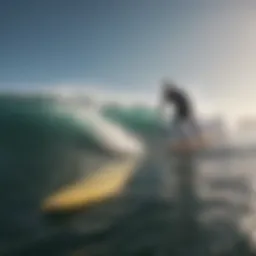 A historical depiction of surfboarding culture