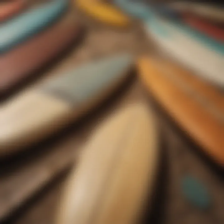 Historical evolution of surfboard shapes through the decades