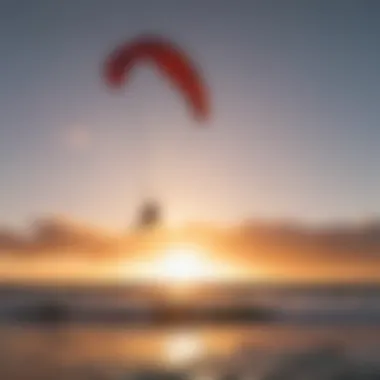 Spectacular Sunset Kitesurfing Session in Aruba