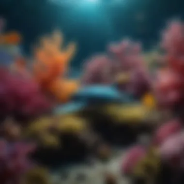 A mesmerizing underwater ecosystem teeming with colorful marine life