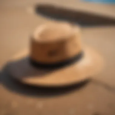 Luxurious surf brand hat crafted from sustainable cork material