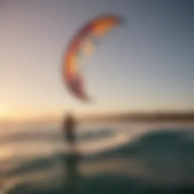 Exploration of Foil Kites in Surfboarding