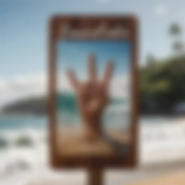 Evolution of the hang loose sign in surf media