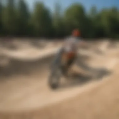 Innovative construction techniques of a pump track