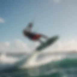 Vibrant kitesurfing scene in Miami's coastline