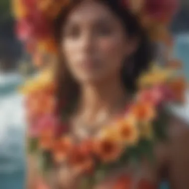 Cultural symbolism of lei flower necklaces