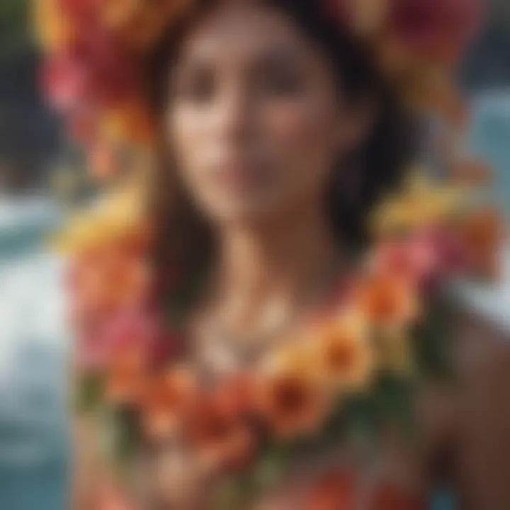 Cultural symbolism of lei flower necklaces