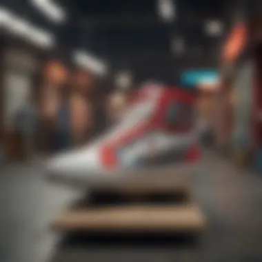 Cultural Impact of Li Ning Skateboard Shoes A vibrant scene depicting the cultural significance of Li Ning skateboard shoes in the skate community.