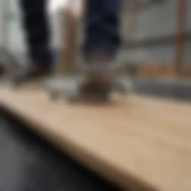 Skateboard deck showcasing advanced construction techniques