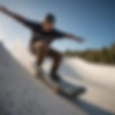 Skateboarder navigating a challenging halfpipe with finesse