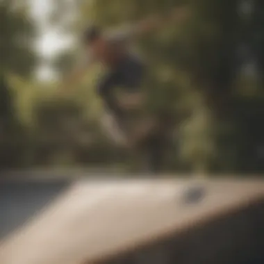 Skateboarder achieving a clean ollie over an obstacle