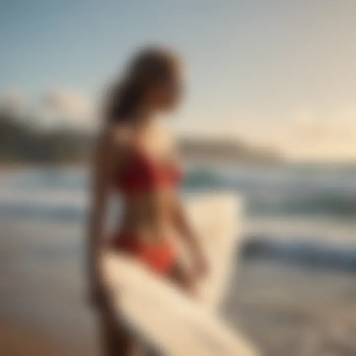 Wave enthusiast admiring the beauty of the ocean