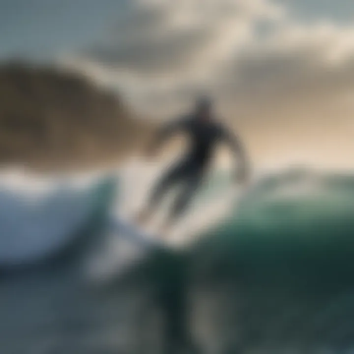 Ocean Rodeo Surfer Embracing the Power of the Sea