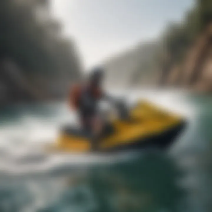 Safety considerations for jet ski rescue board