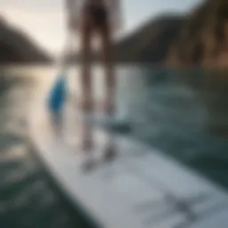 Illustration of paddleboard width comparison