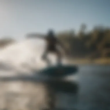 Wakeboard with unique design on the surface