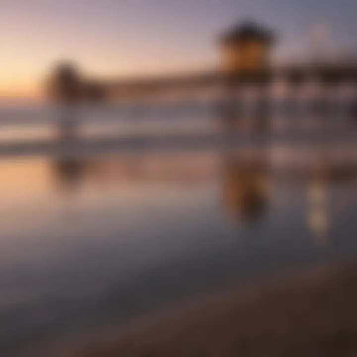 Capitola Beach Pier view