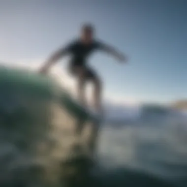 Surfing footage captured using POC GoPro Mount