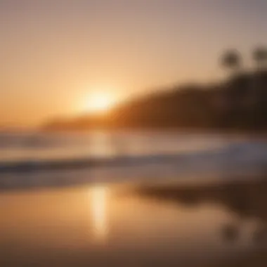 Sunset over Zicatela Beach in Puerto Escondido