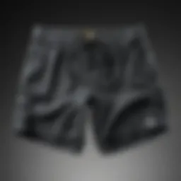 Illustration of Quiksilver Shorts Size Chart Measurement Guide